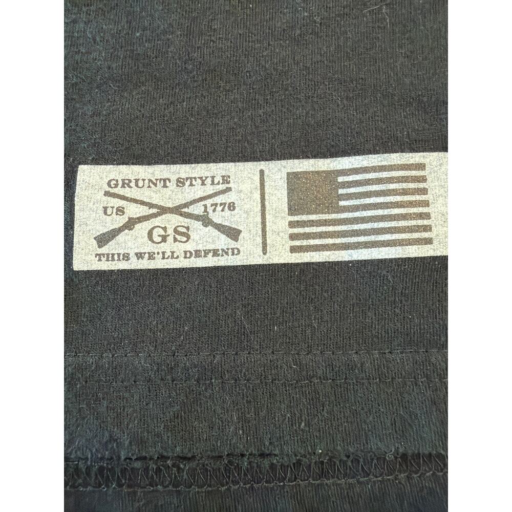 Grunt Style  Mom Defined Boyfriend Fit  Black tee.  XL - Picture 7 of 9